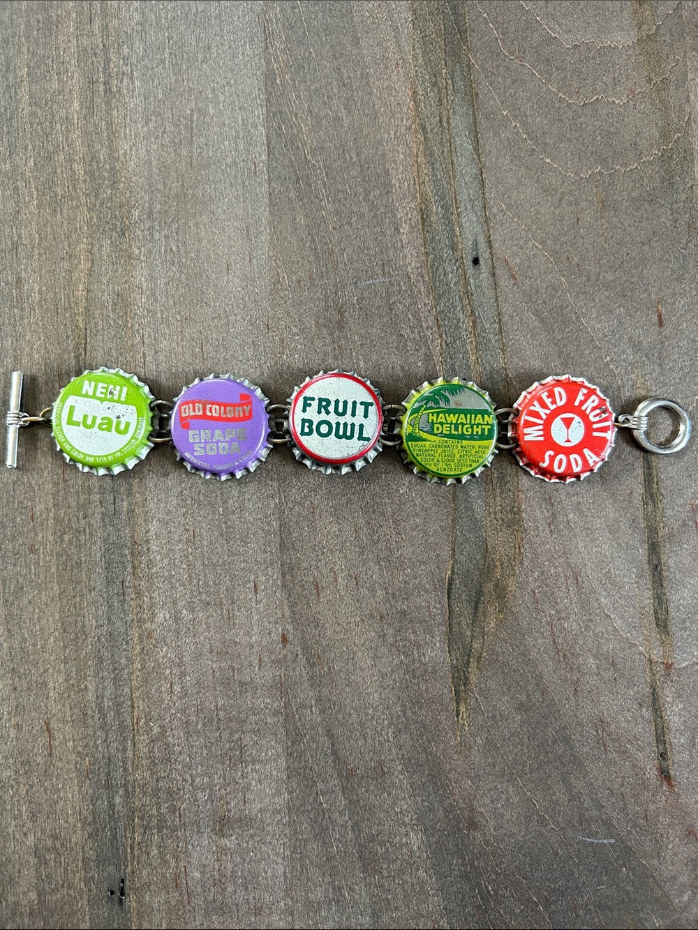 Vintage Bottle Cap Bracelet